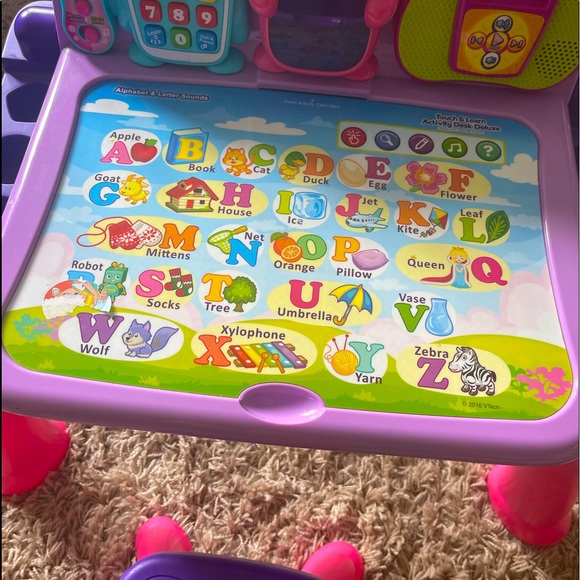 Vtech Kids Alphabet Table & a Chair set - Picture 3 of 6